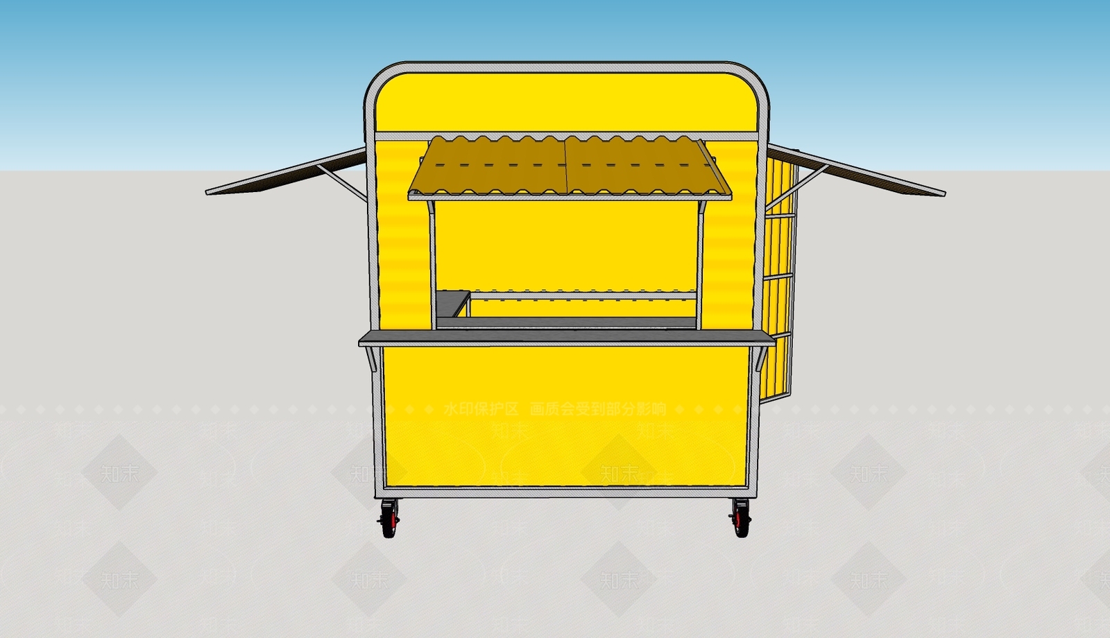 餐车SU模型下载【ID:1191424699】