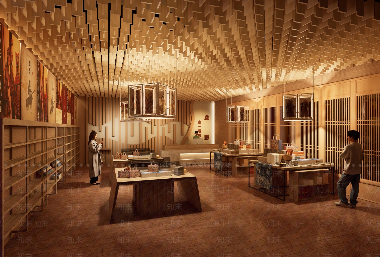 新中式中式博物馆SU模型下载【ID:1191573965】