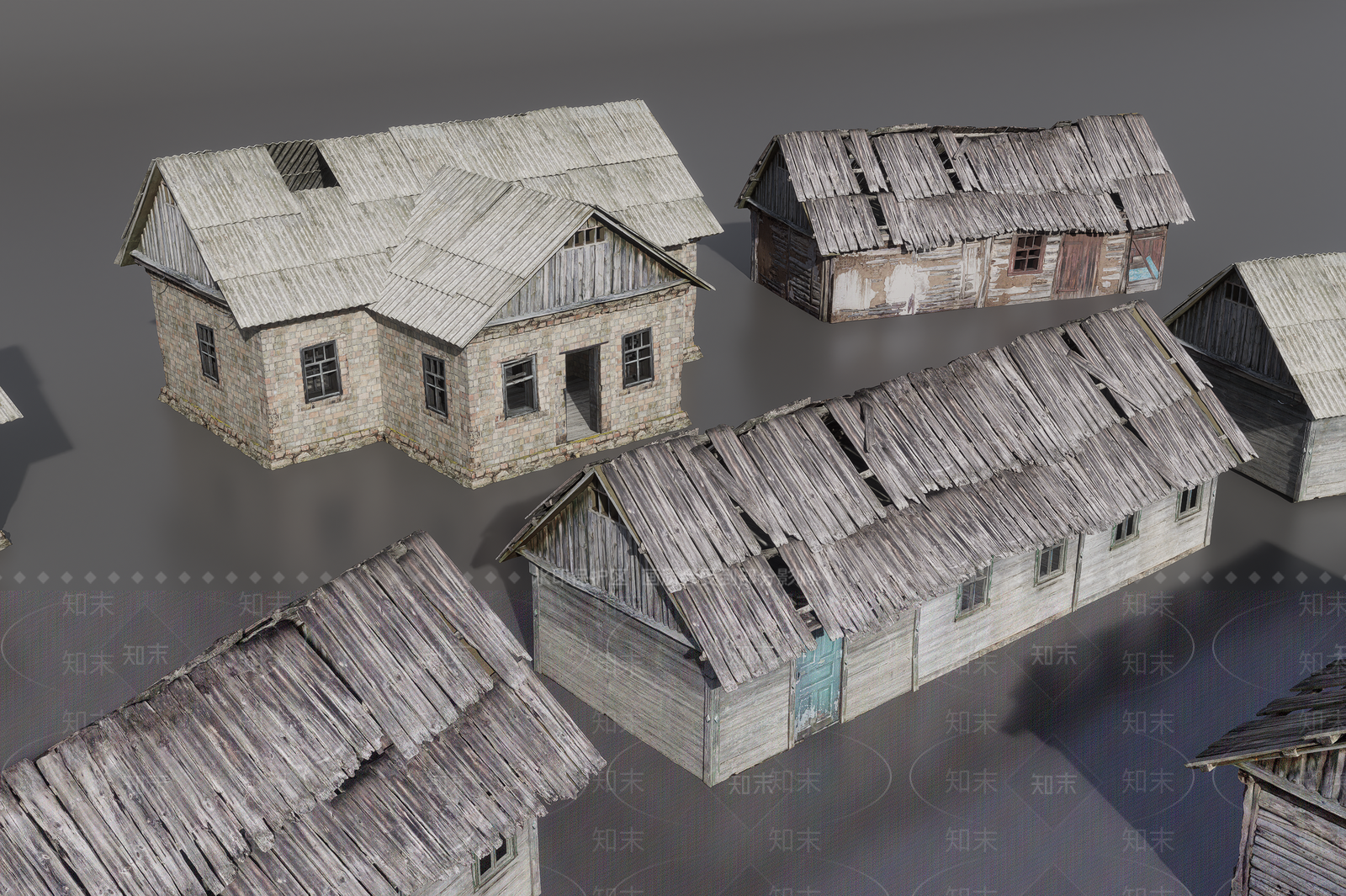 中式古建3D模型下载【ID:1191427183】