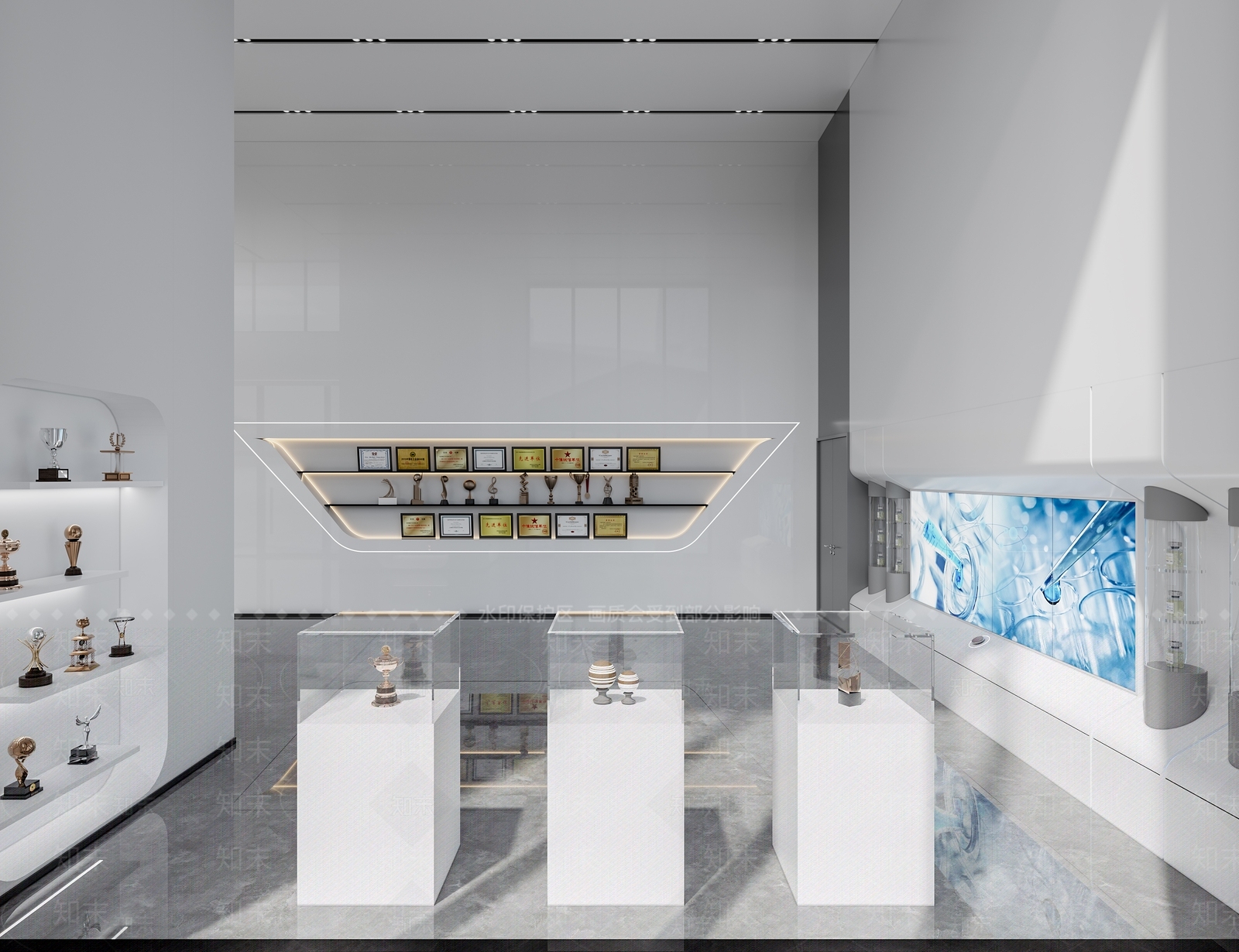 办公大厅3D模型下载【ID:1191428581】