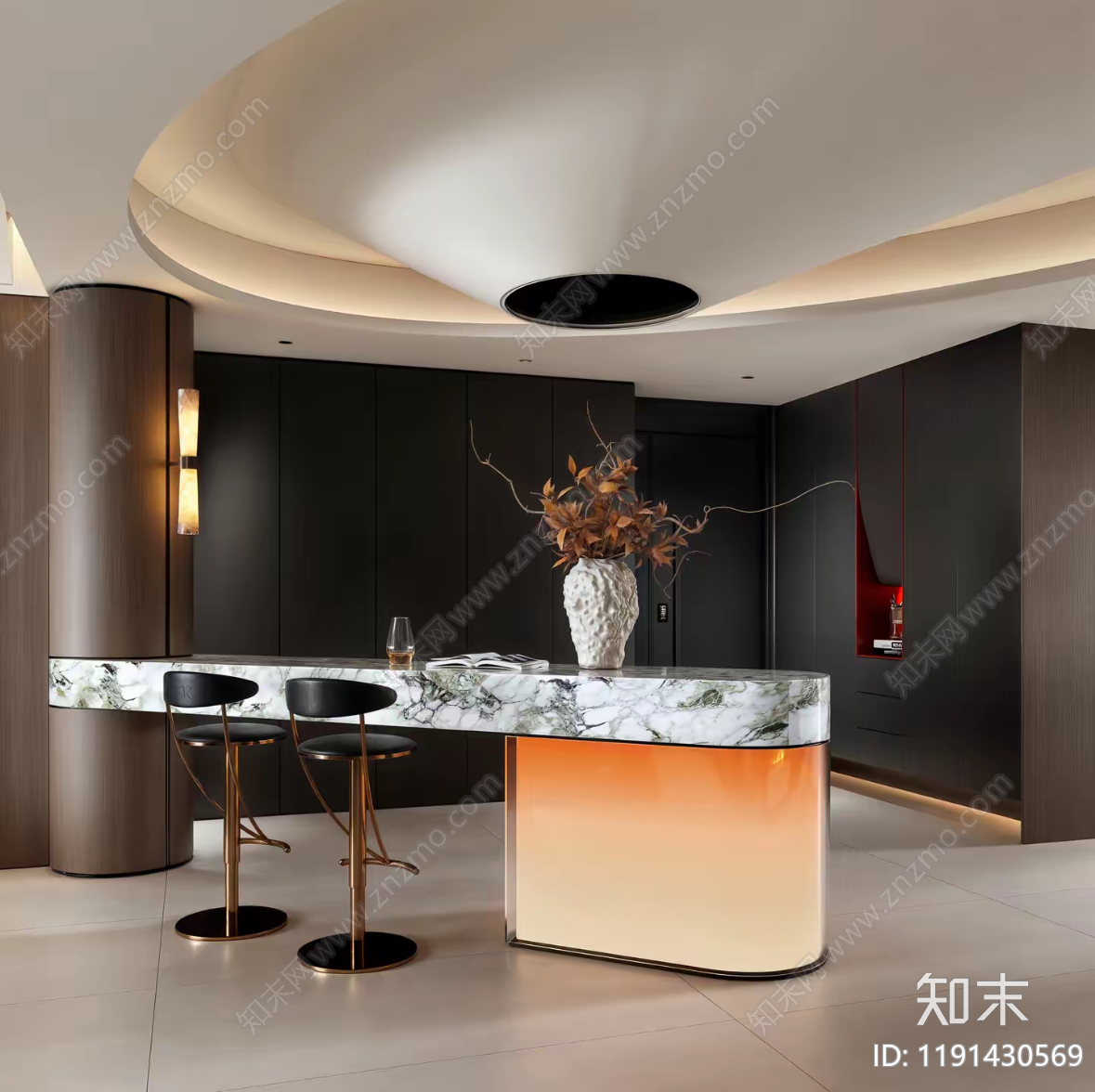 吧台节点施工图下载【ID:1191430569】