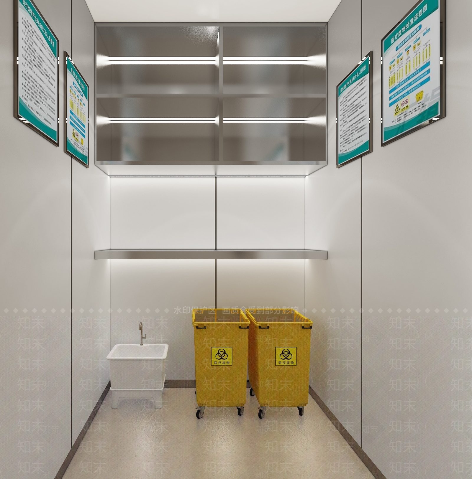 现代极简医院3D模型下载【ID:1191437357】
