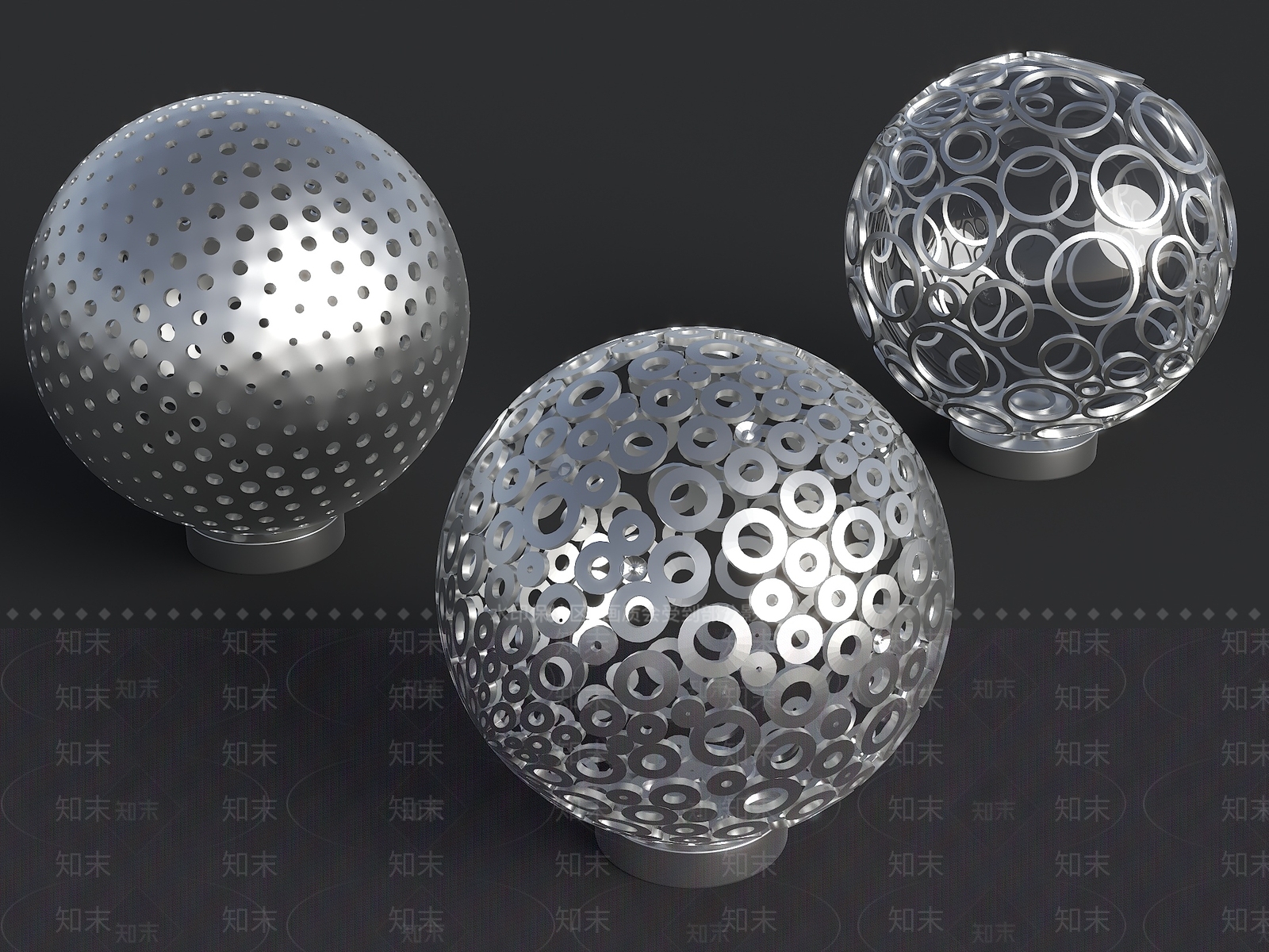 现代雕塑小品SU模型下载【ID:1191437656】