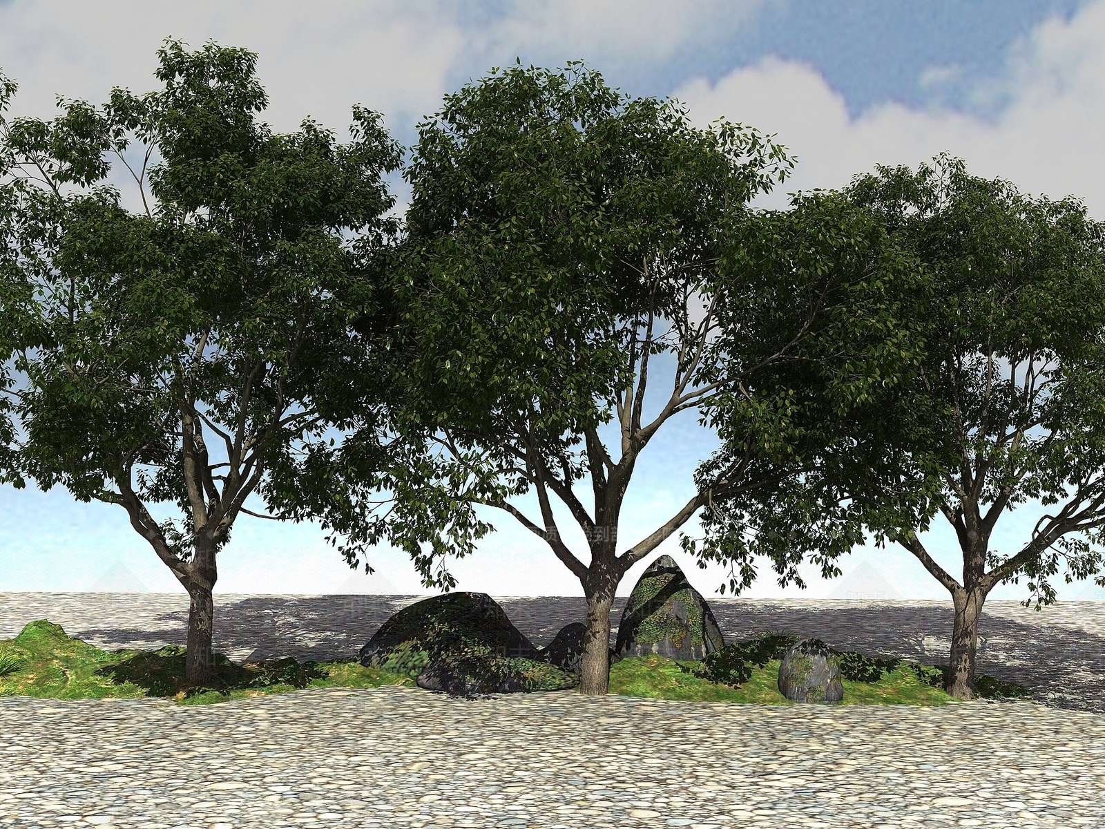 现代办公桌3D模型下载【ID:1191438014】