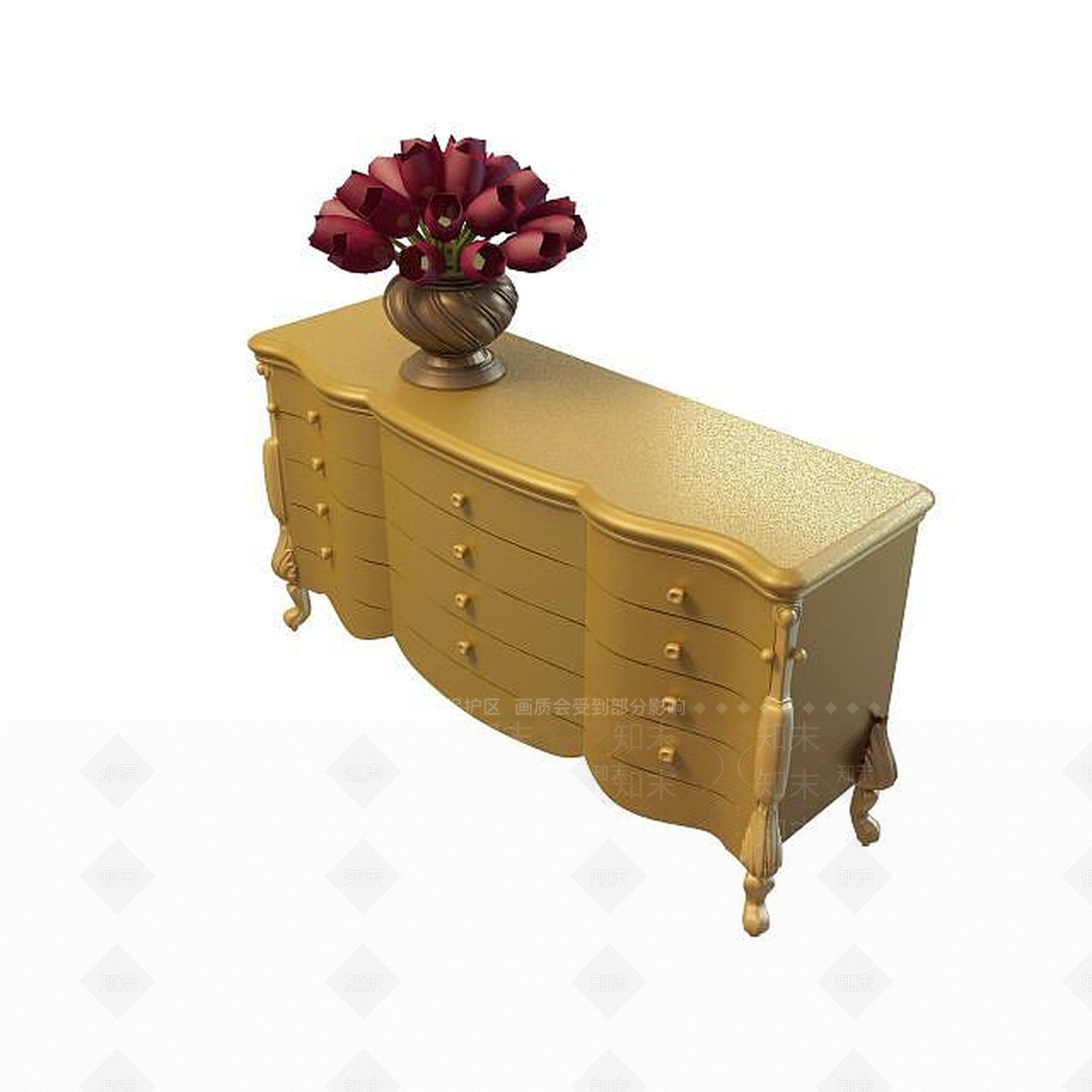 现代衣柜3D模型下载【ID:1199509206】