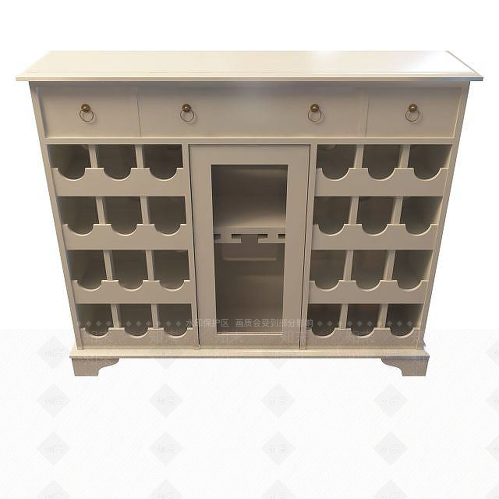 现代衣柜3D模型下载【ID:1199509172】