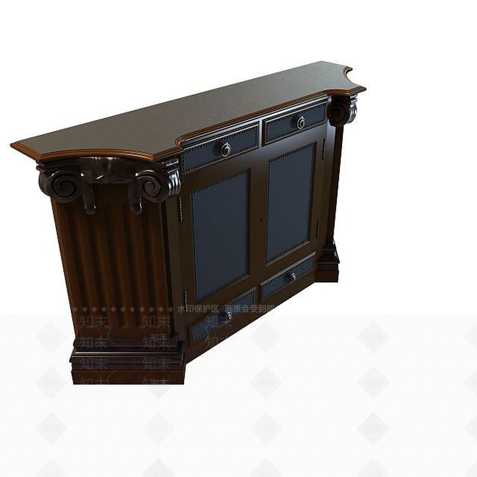 现代衣柜3D模型下载【ID:1199506254】