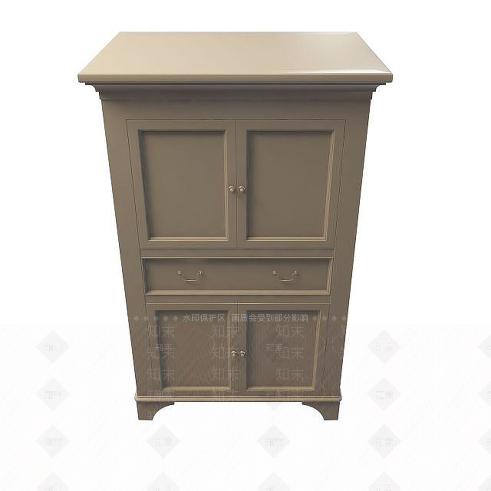 现代衣柜3D模型下载【ID:1199506198】