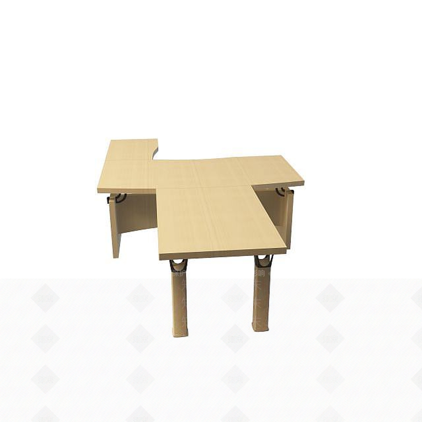 现代书桌3D模型下载【ID:1191441723】
