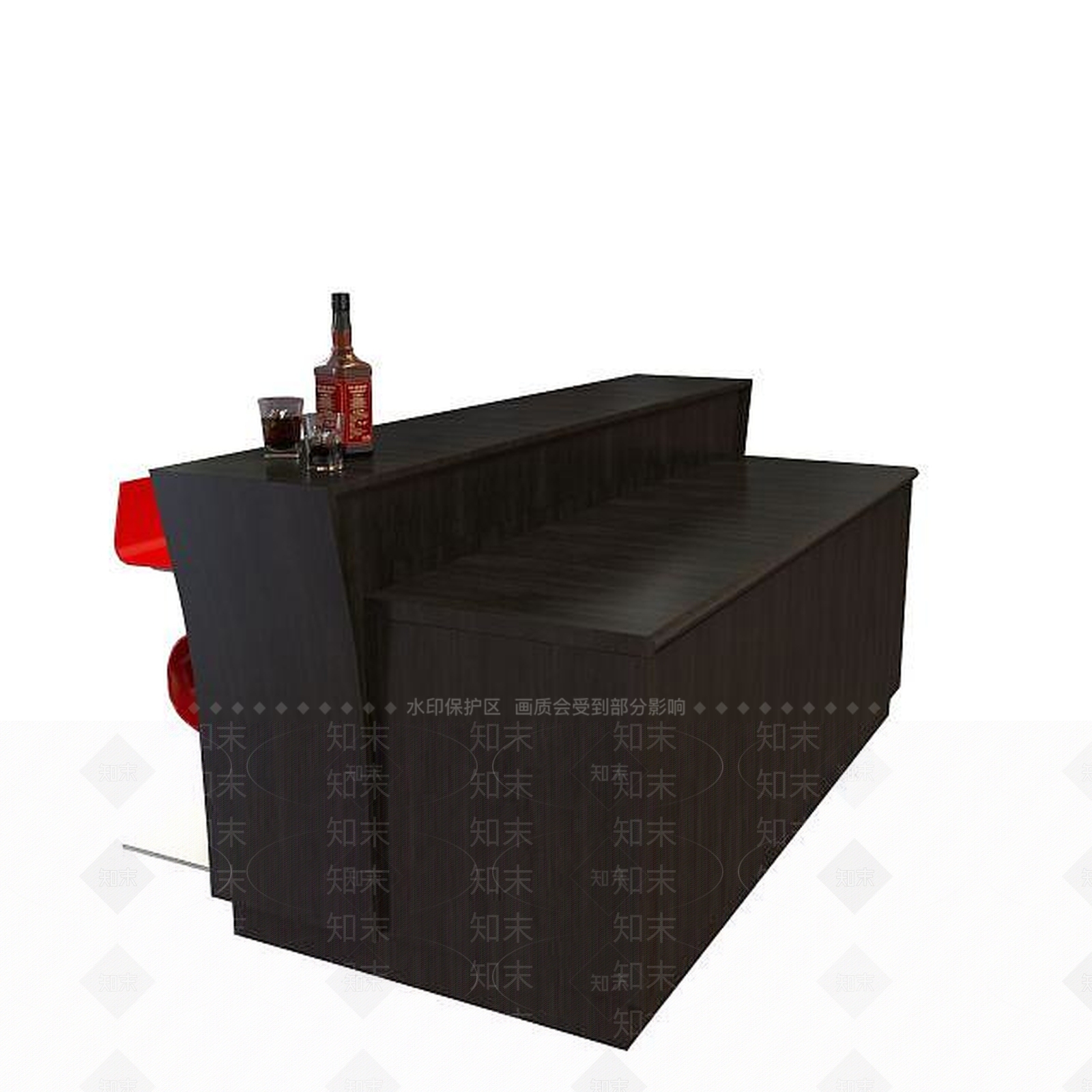 现代书桌3D模型下载【ID:1191441916】