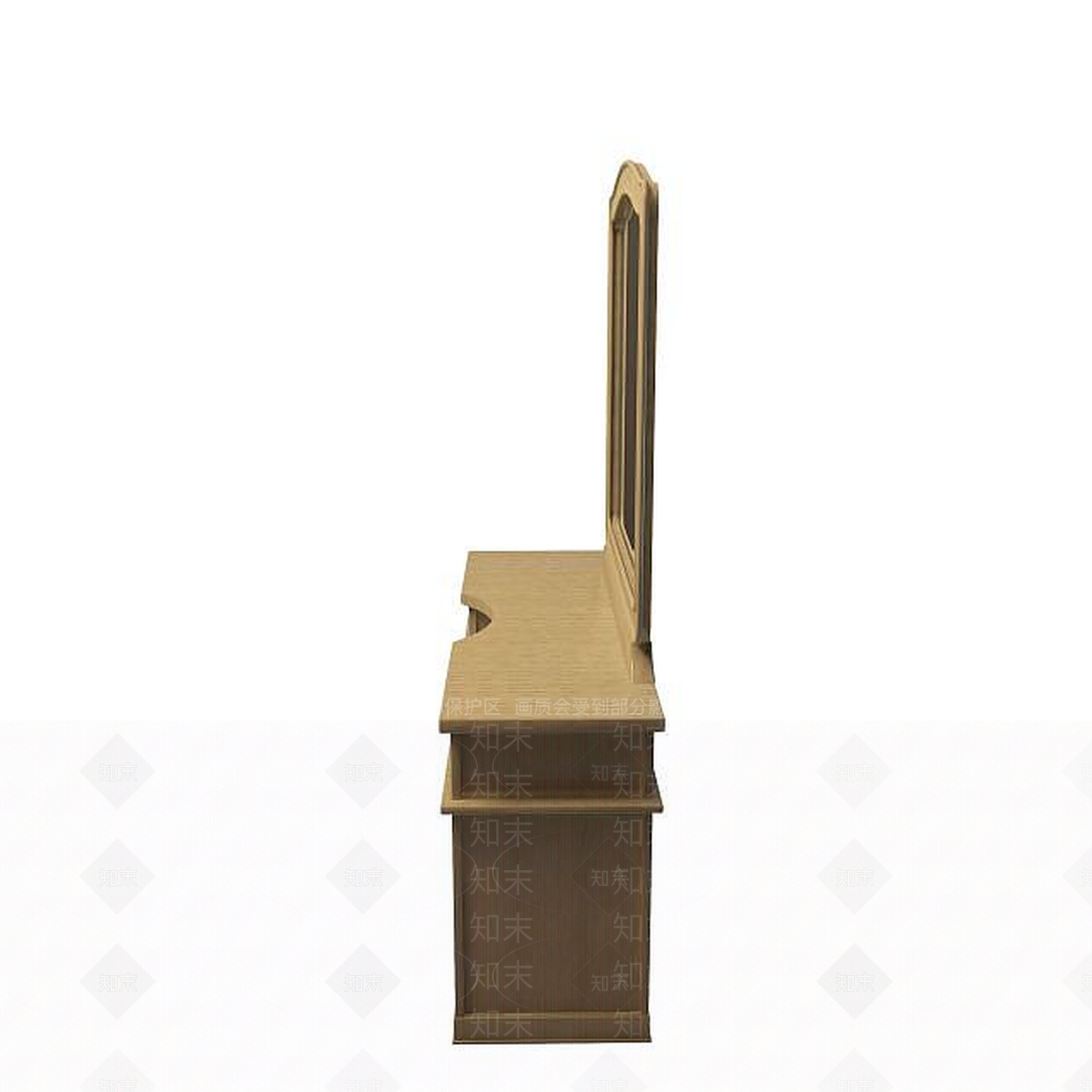 现代书桌3D模型下载【ID:1191442706】