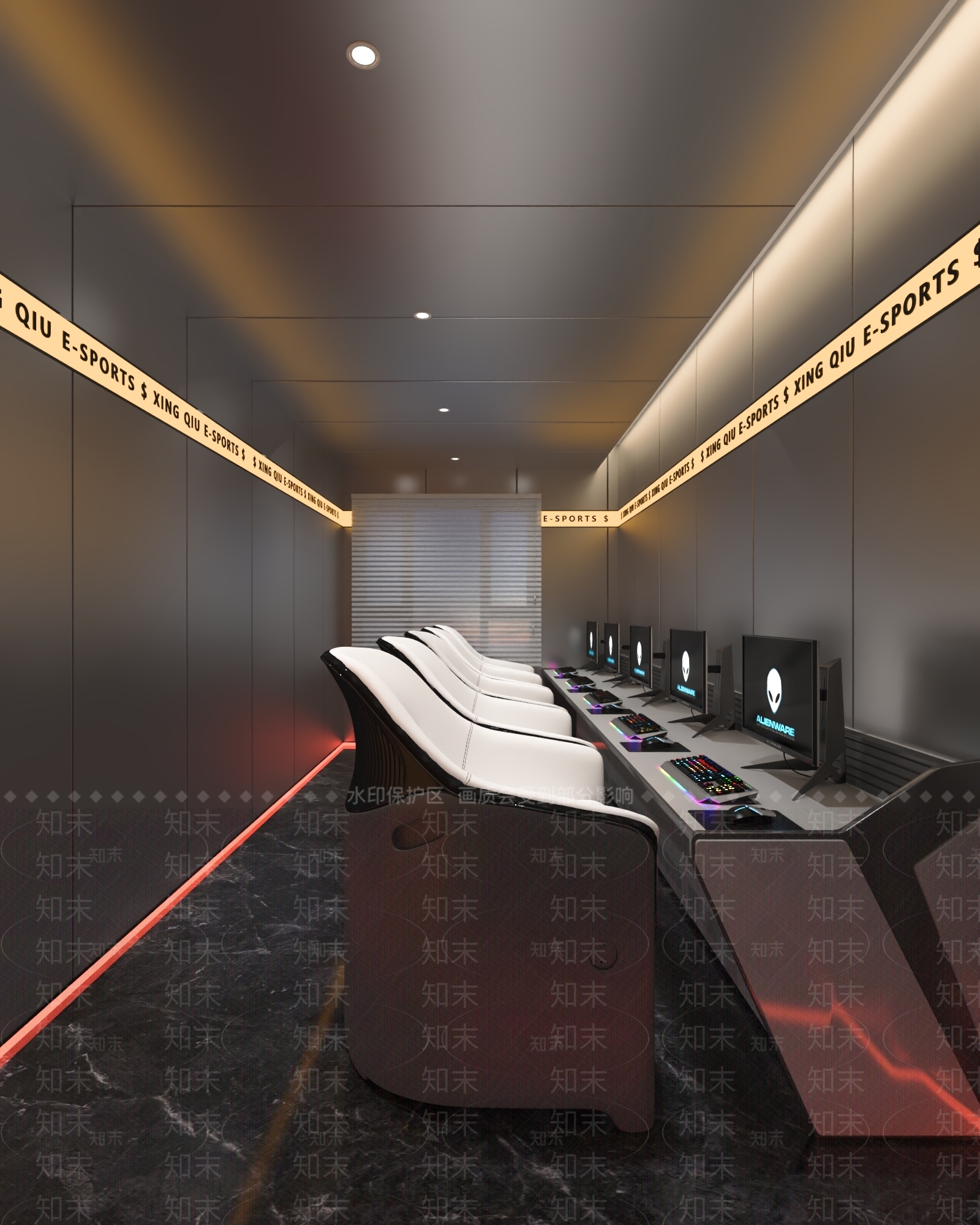 现代工业网吧网咖3D模型下载【ID:1191448330】