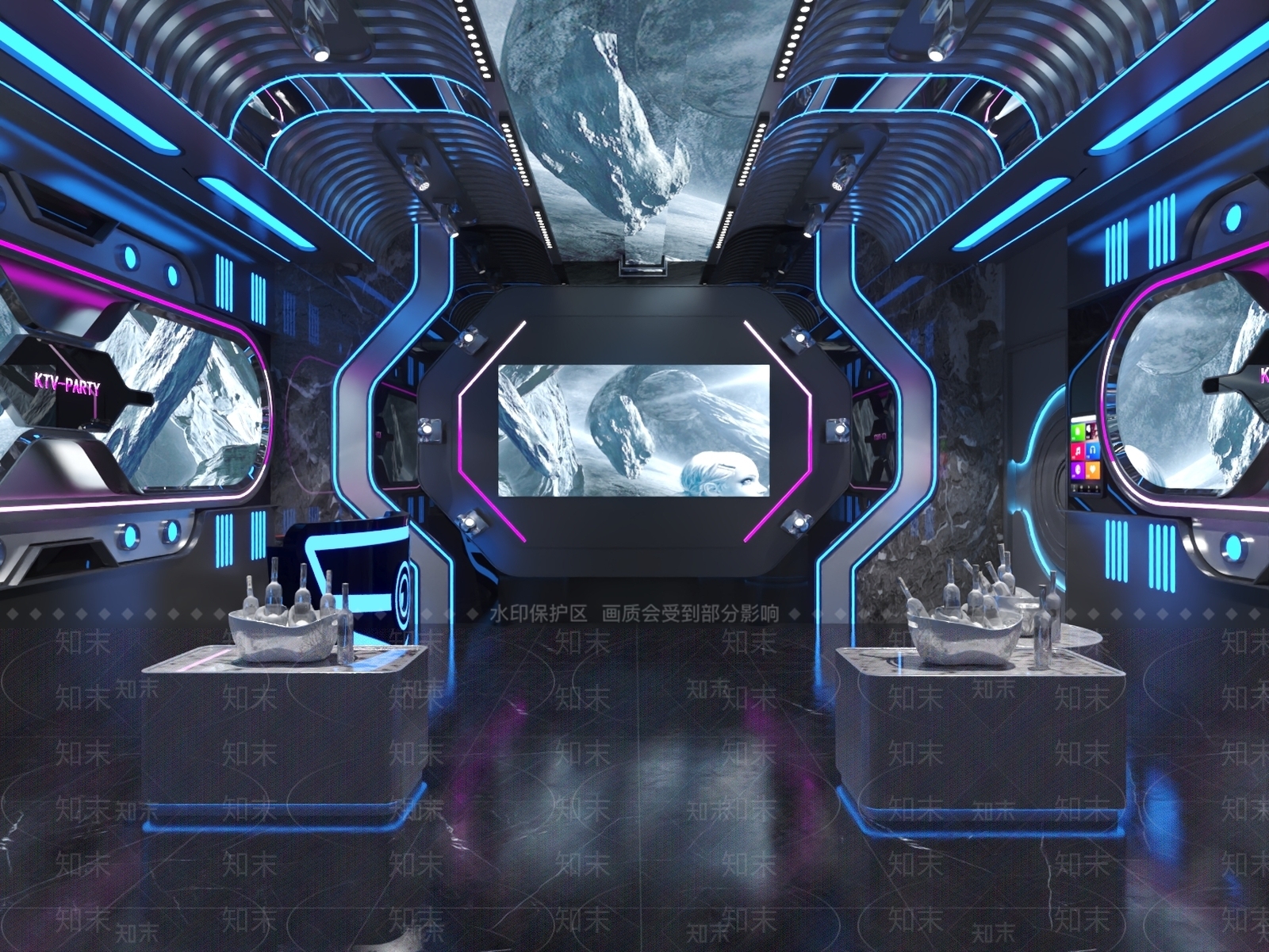 现代工业KTV3D模型下载【ID:1191449014】