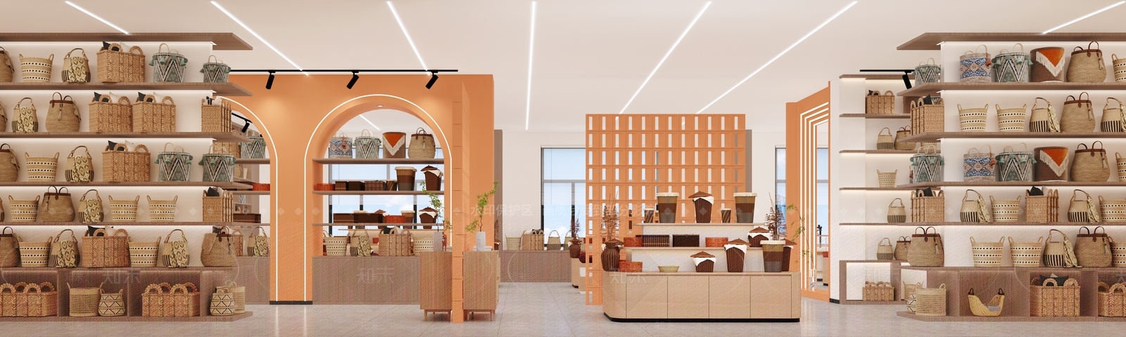 现代超市3D模型下载【ID:1191454503】