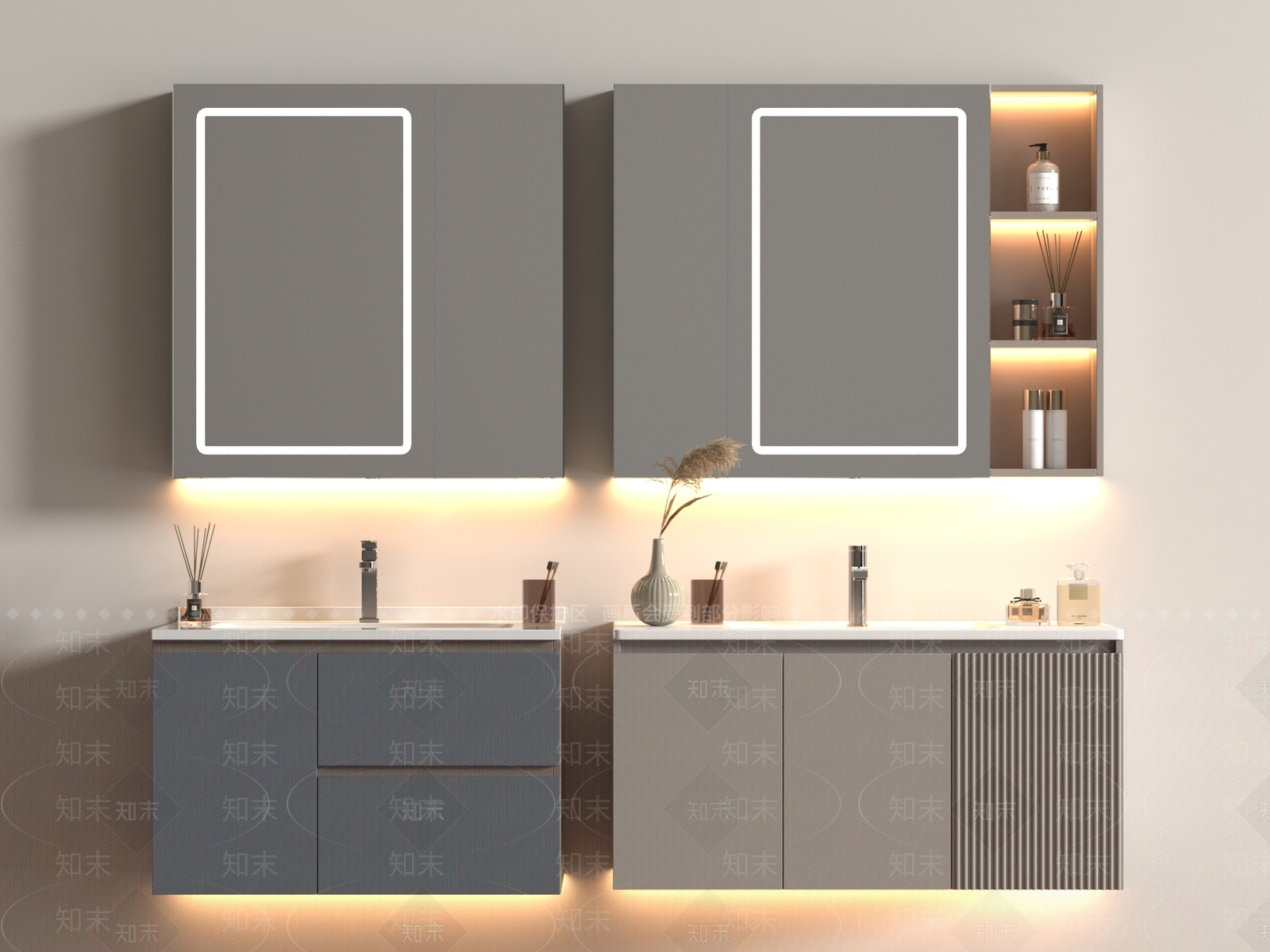 浴室柜SU模型下载【ID:1191451848】
