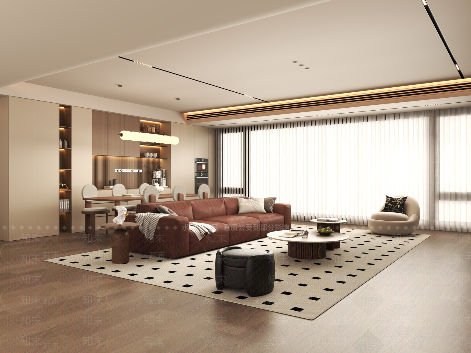 法式中古客餐厅SU模型下载【ID:1191455873】