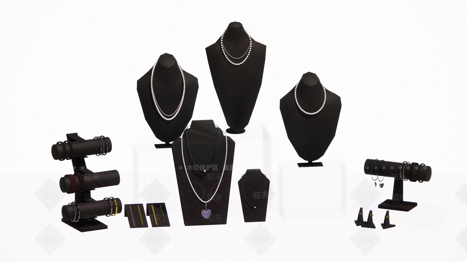 现代新中式珠宝店SU模型下载【ID:1191464579】