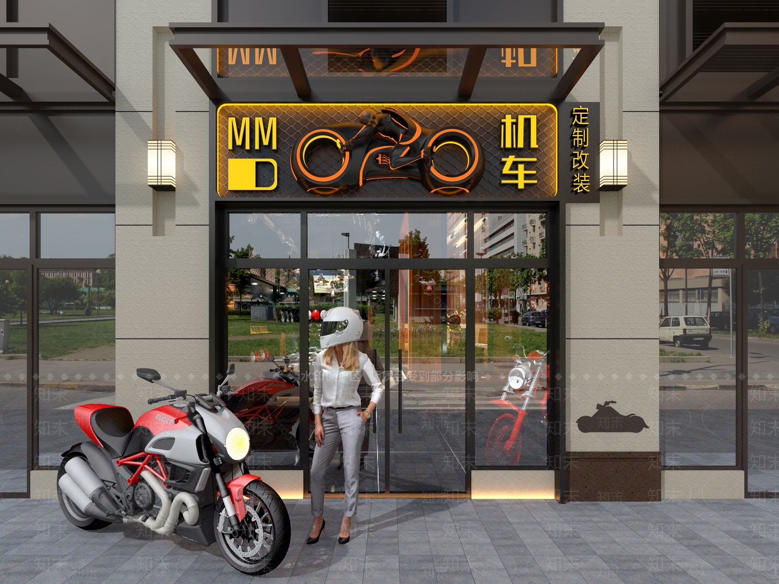 工业门头3D模型下载【ID:1191466159】