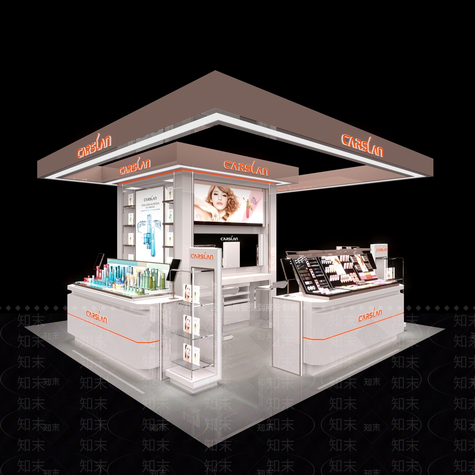 现代美妆店SU模型下载【ID:1191466460】