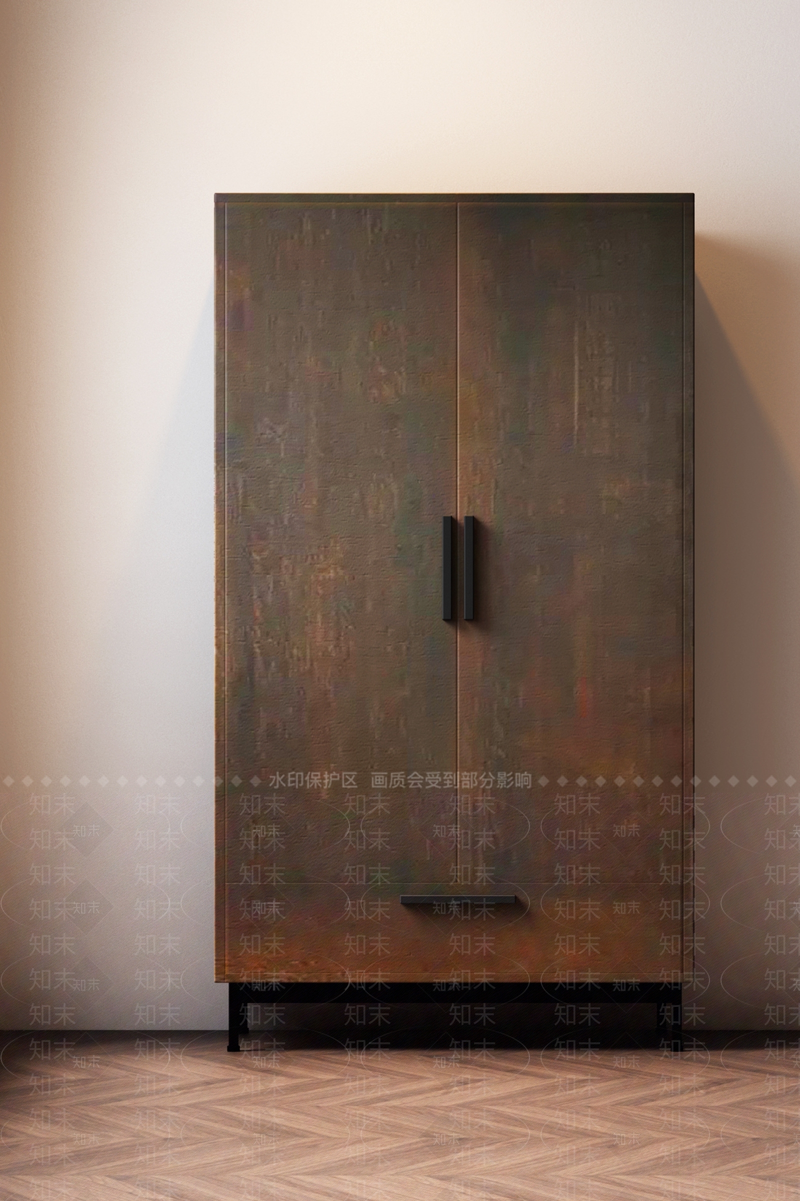 现代侘寂衣柜SU模型下载【ID:1191471519】