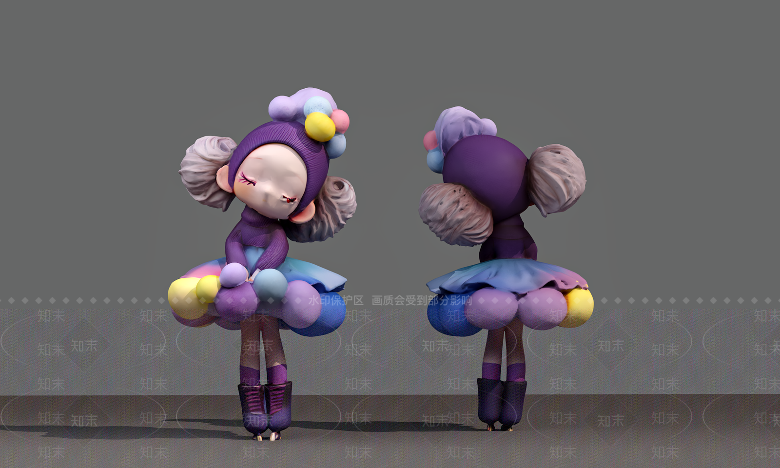 女人3D模型下载【ID:1191472582】