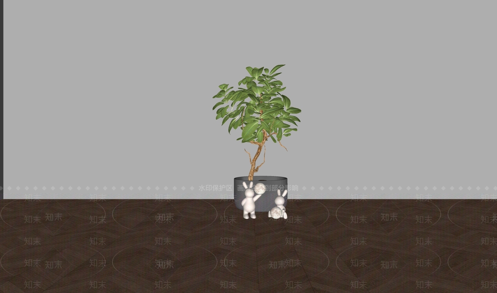 盆栽SU模型下载【ID:1191477544】