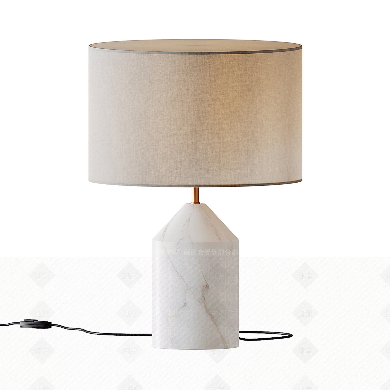 现代轻奢台灯3D模型下载【ID:1191478031】