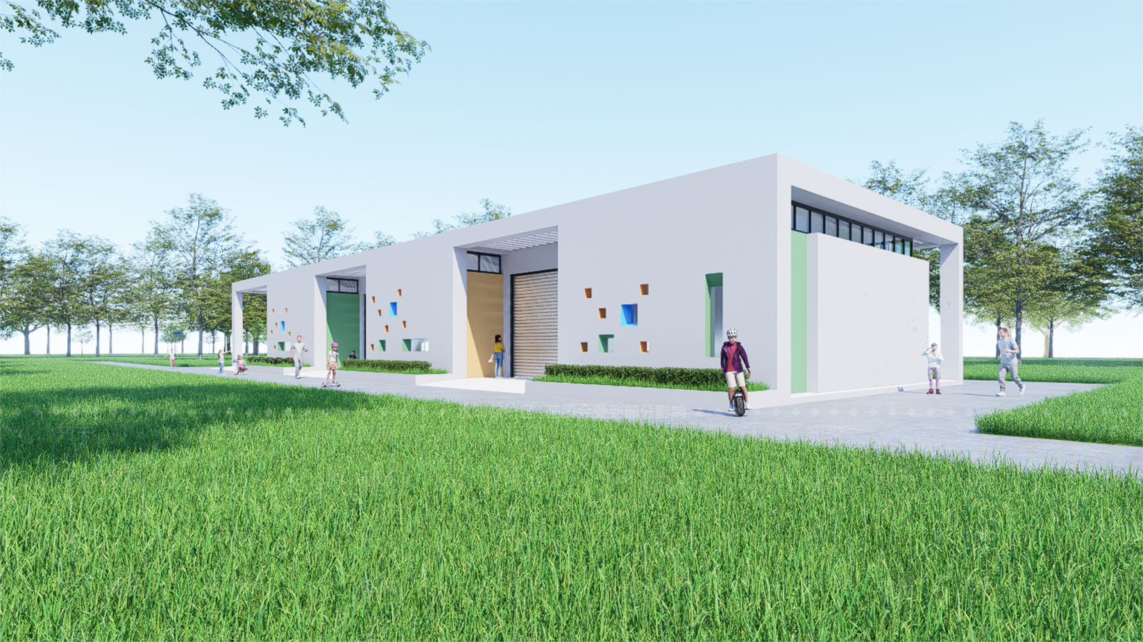 现代简约仓库SU模型下载【ID:1191479647】