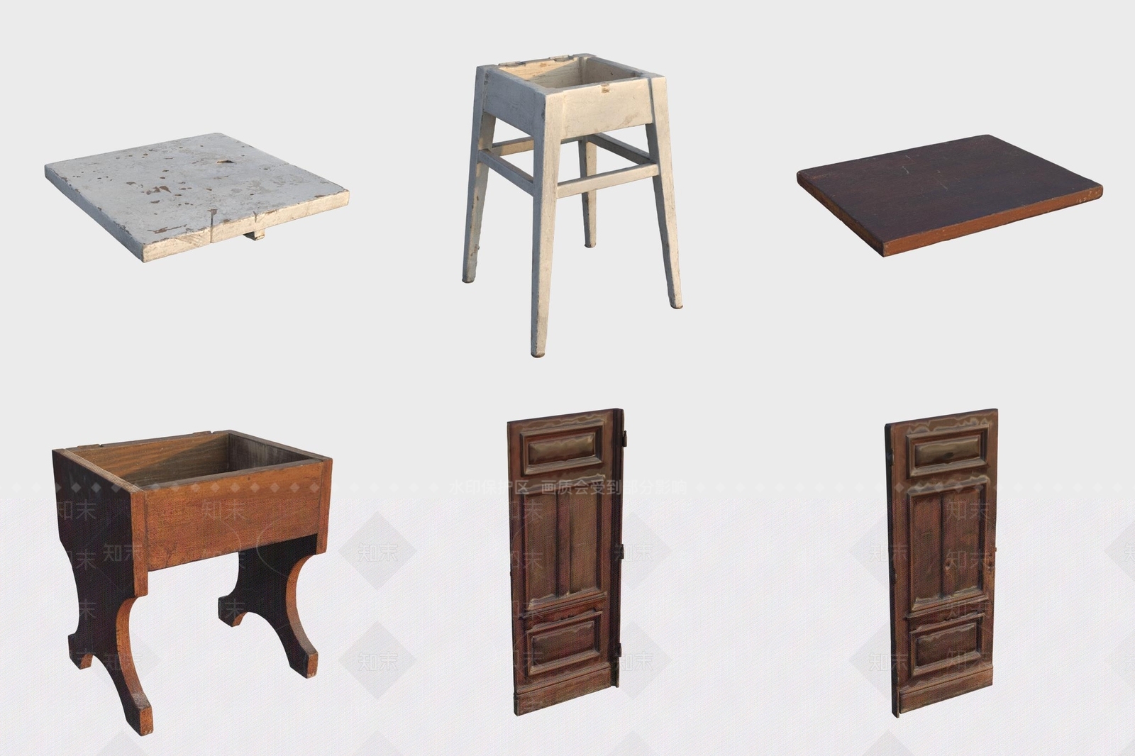 中式其他凳子3D模型下载【ID:1191482627】