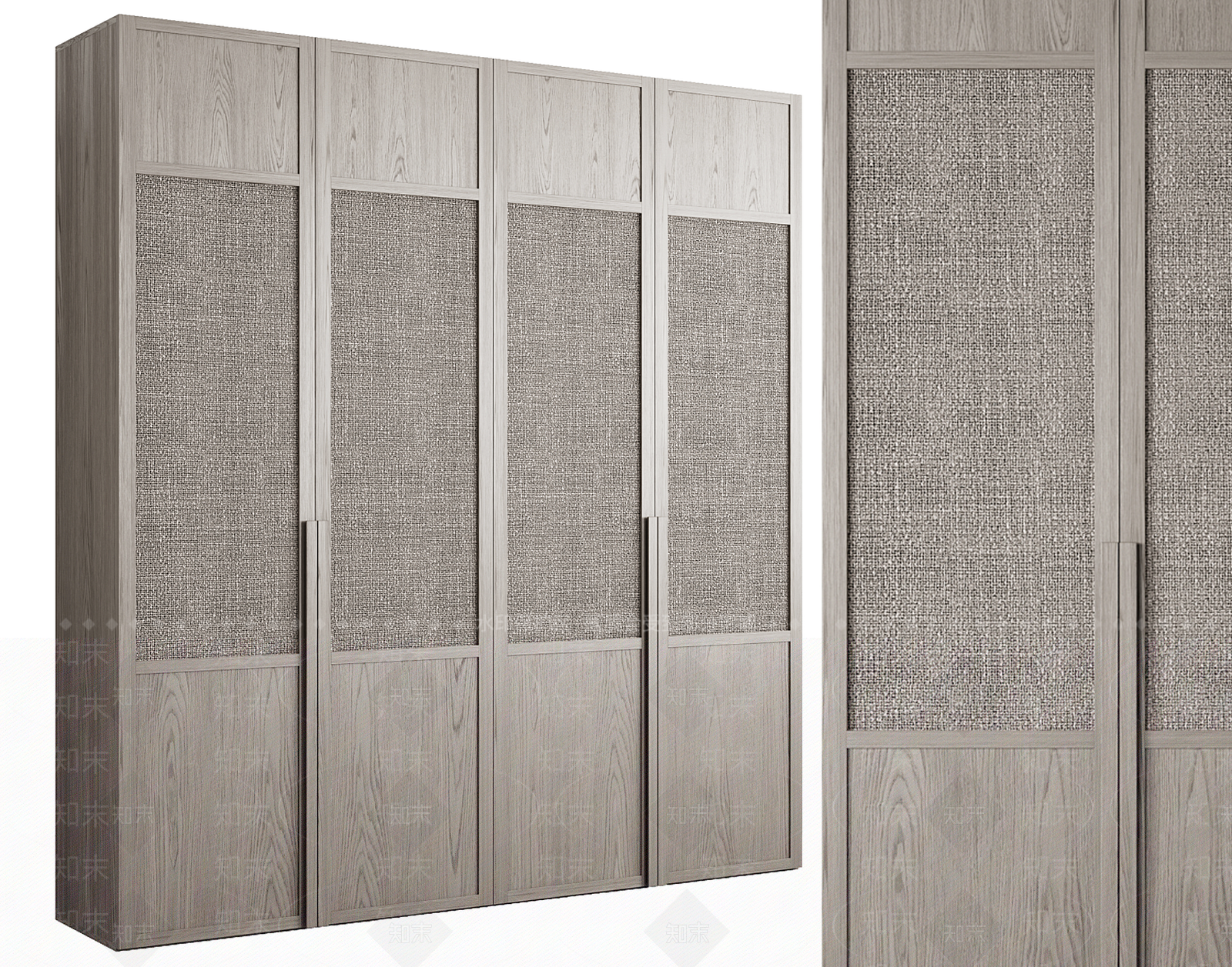 中古复古衣柜3D模型下载【ID:1191484490】