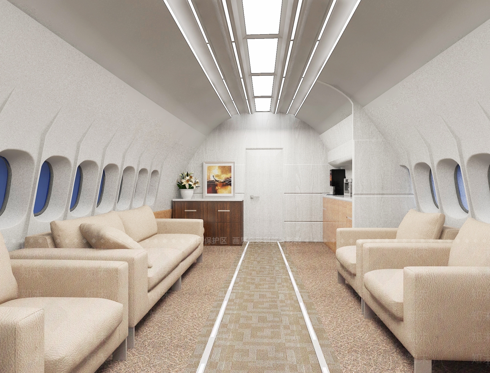 飞机SU模型下载【ID:1191493935】