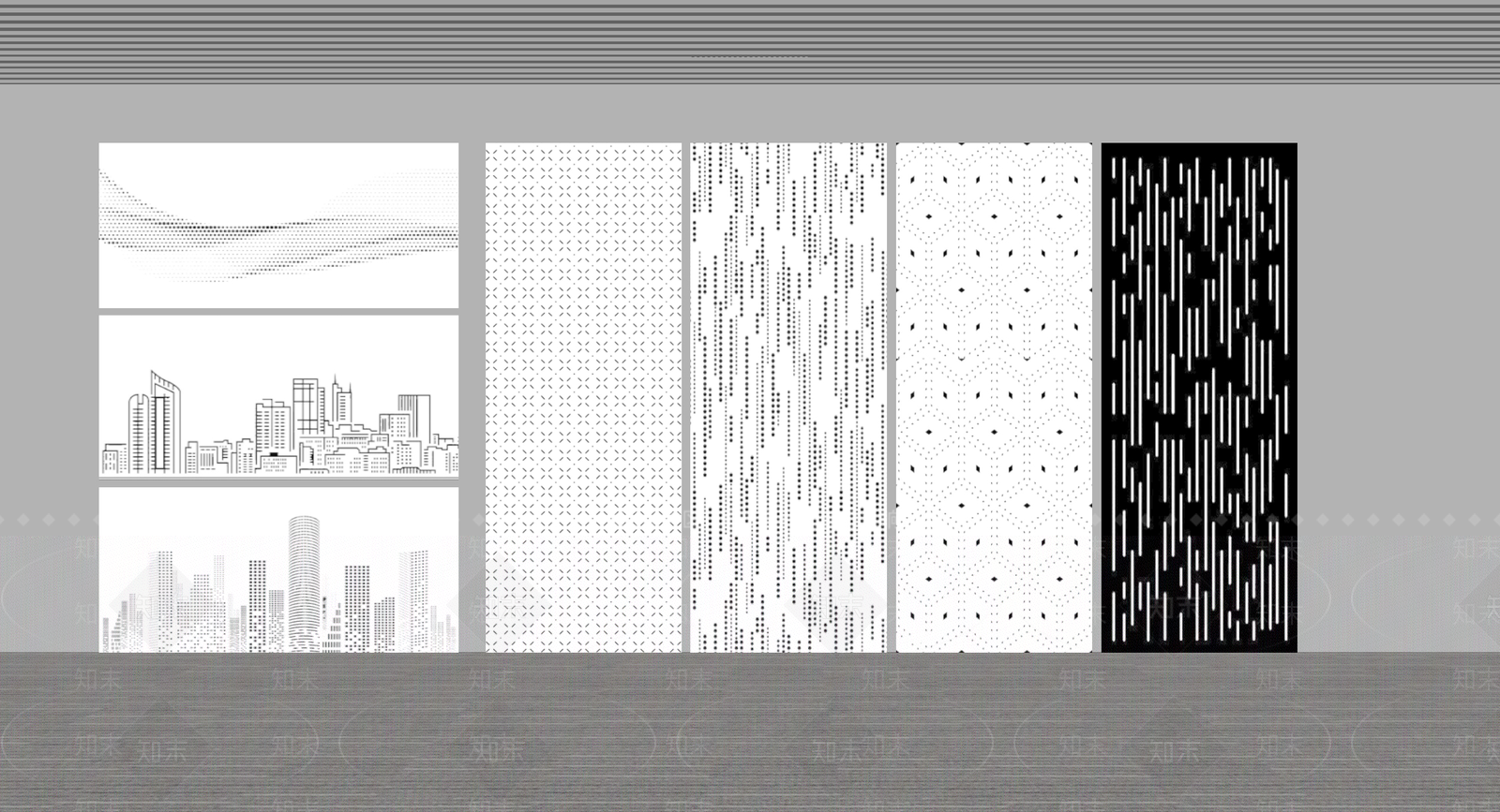 现代背景墙SU模型下载【ID:1191498463】