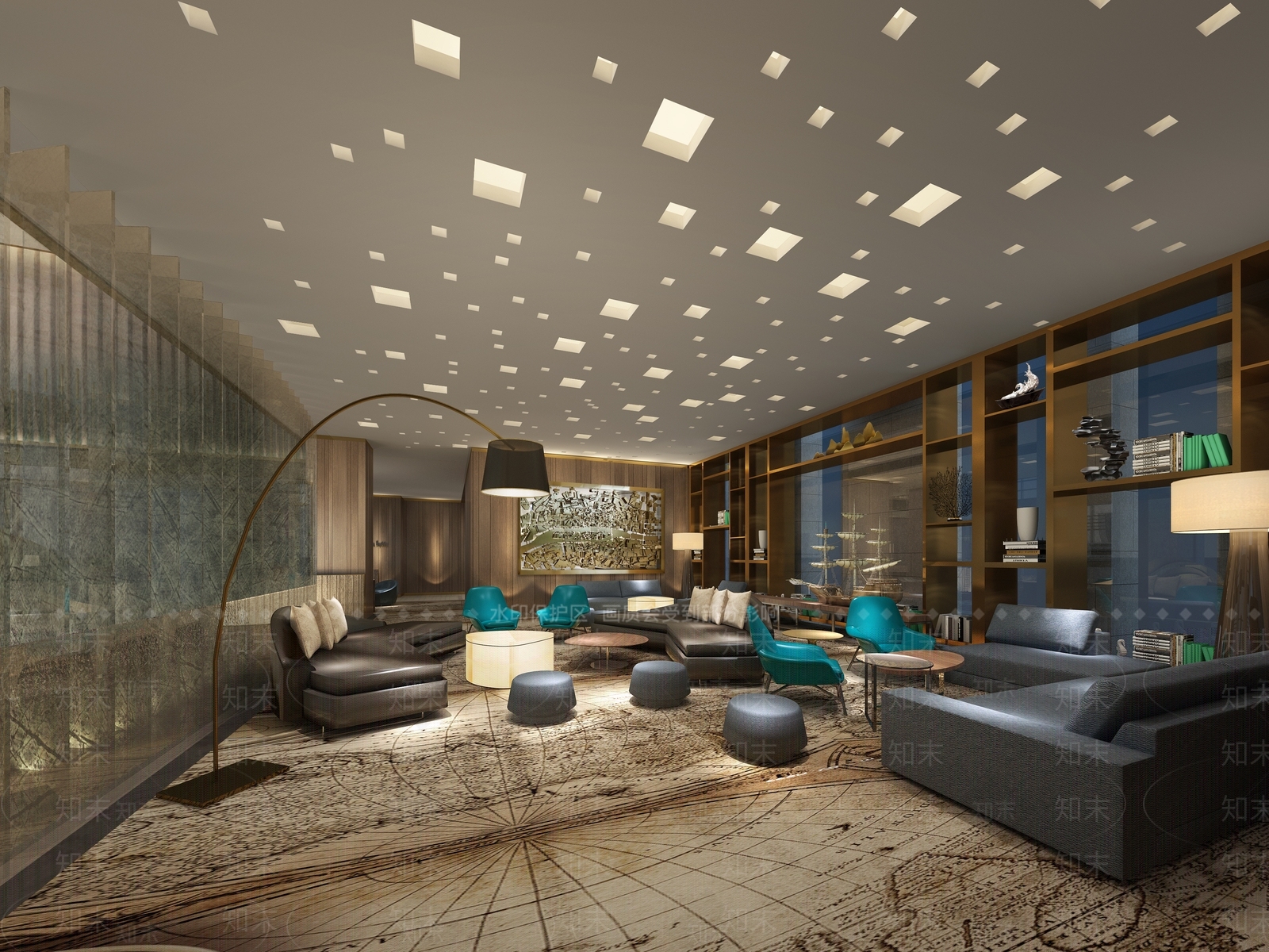 现代酒店3D模型下载【ID:1191502076】