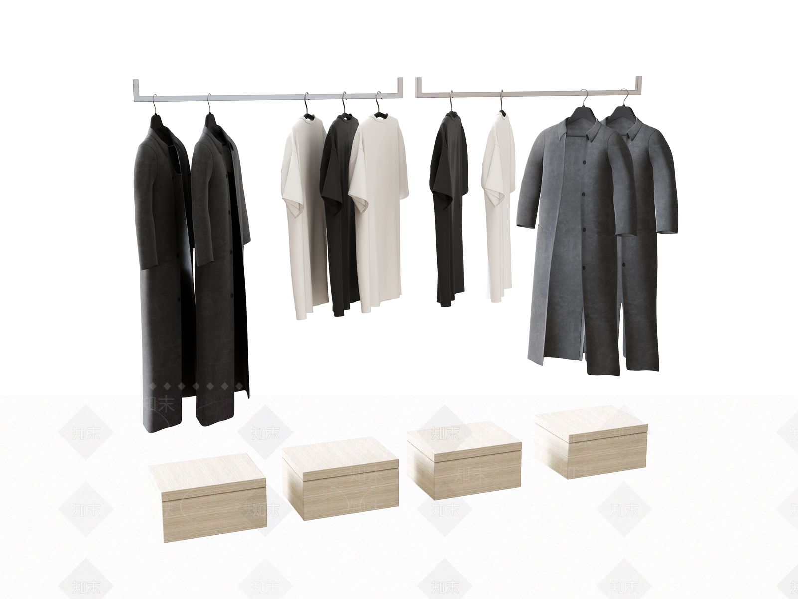 衣服SU模型下载【ID:1191502126】