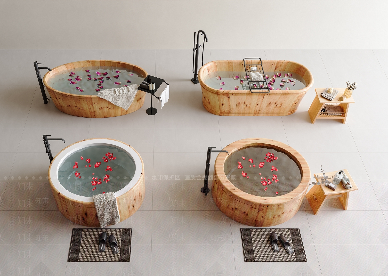 浴缸SU模型下载【ID:1191508947】