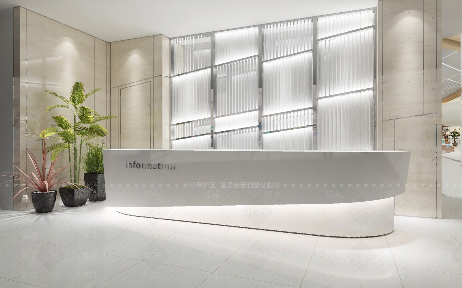 现代其他办公区域SU模型下载【ID:1191509185】