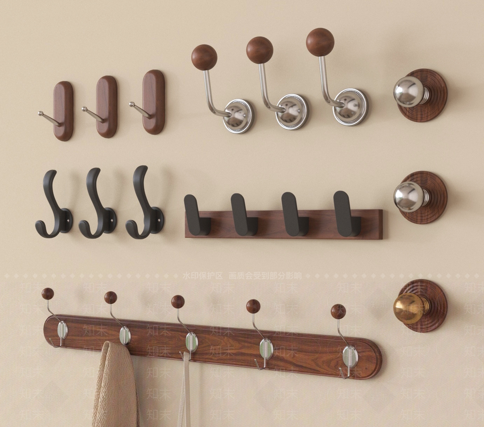 中古挂钩SU模型下载【ID:1191511275】