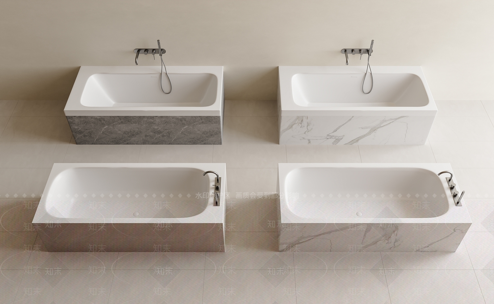 浴缸3D模型下载【ID:1191513783】