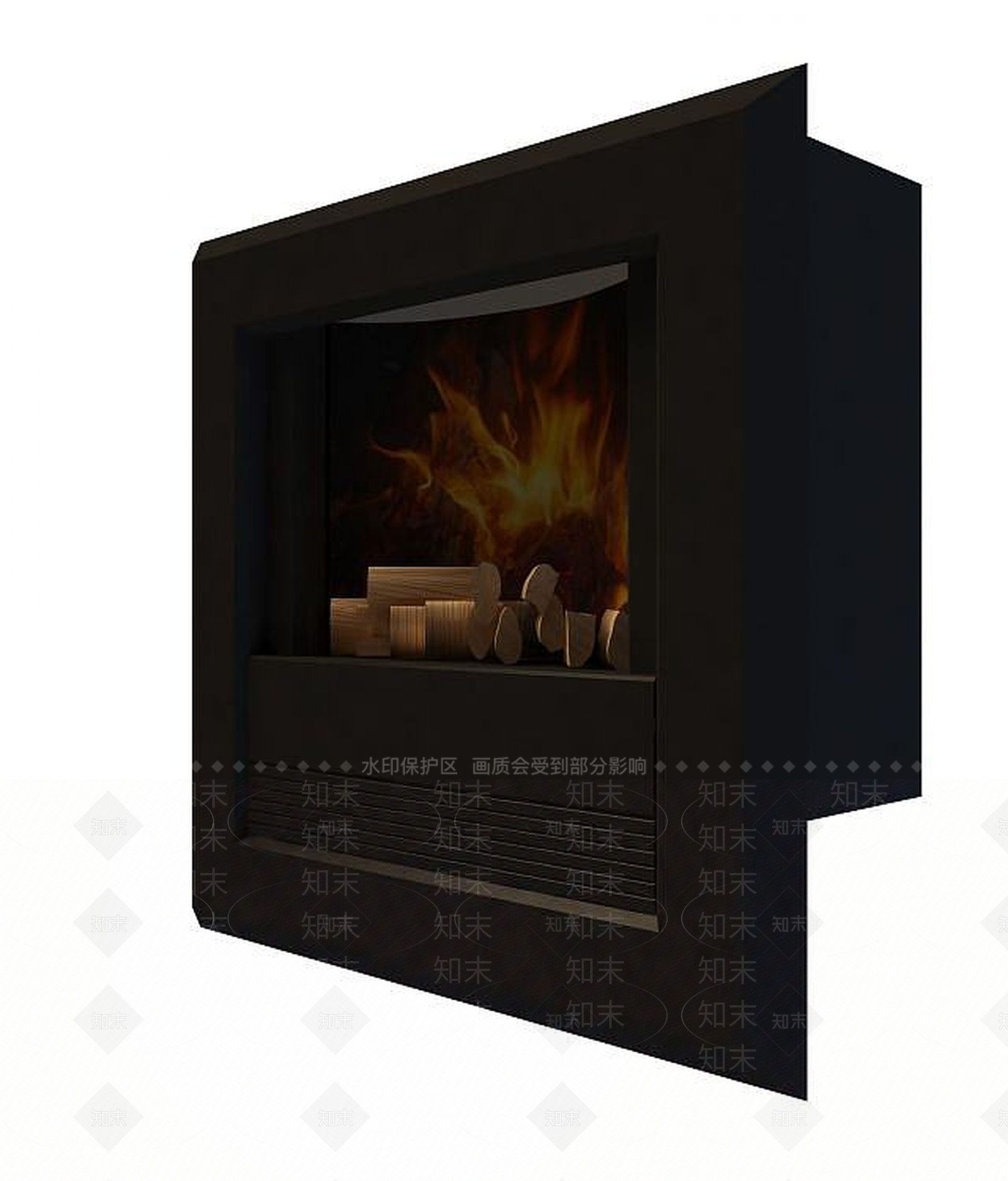 现代壁炉3D模型下载【ID:1191516683】