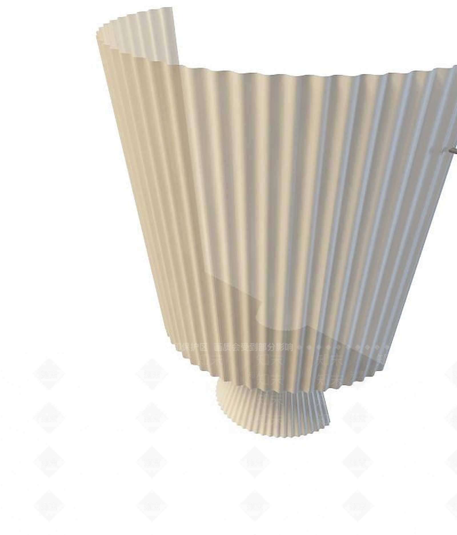现代白色壁挂灯3D模型下载【ID:1191518676】