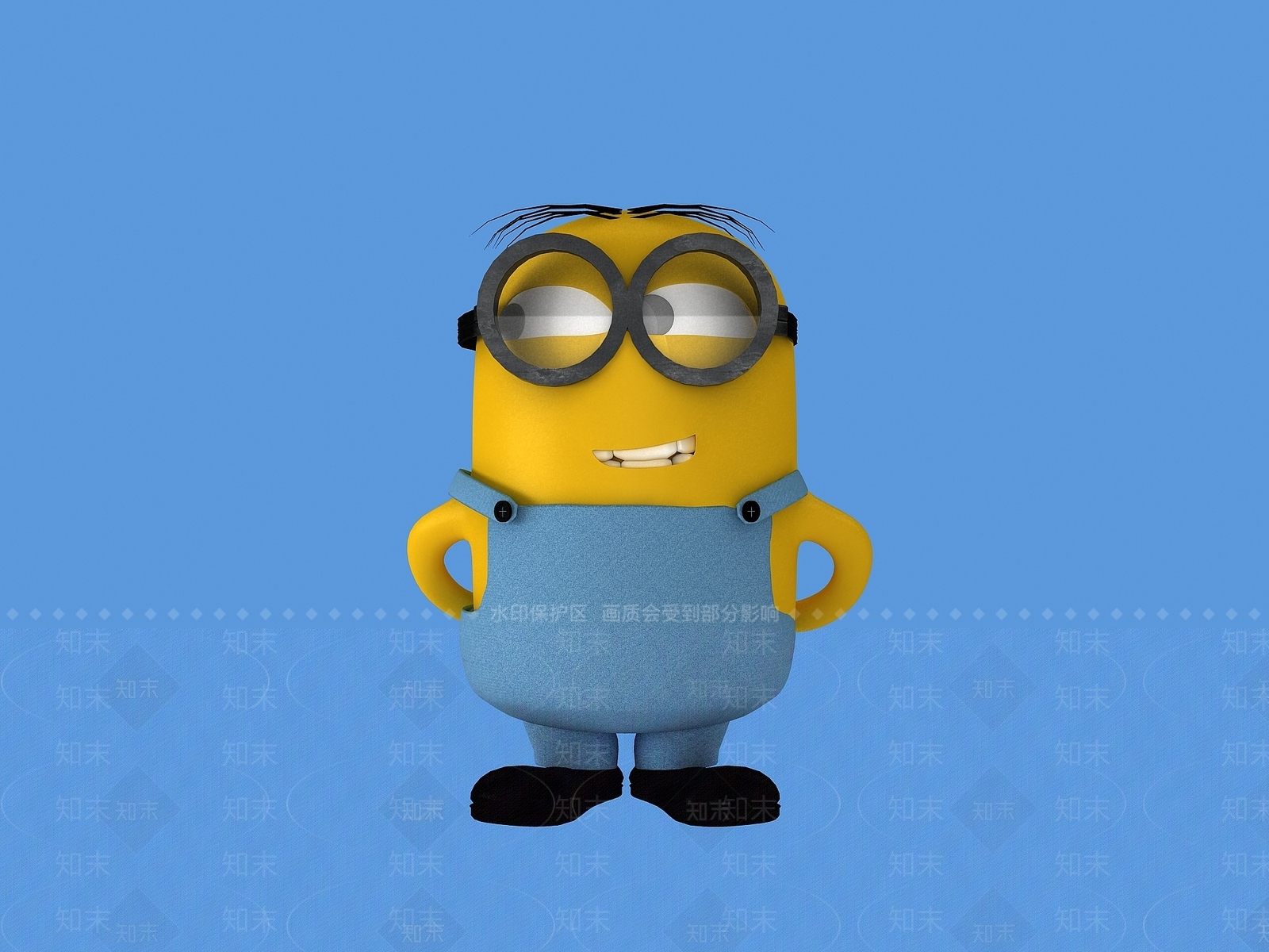 现代小黄人3D模型下载【ID:1191521492】