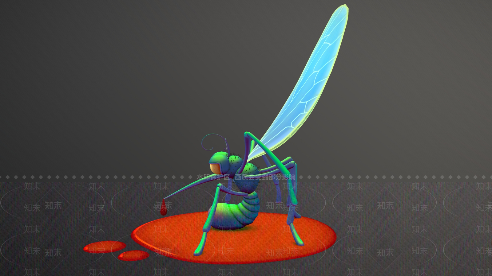 飞行类动物3D模型下载【ID:1191522484】
