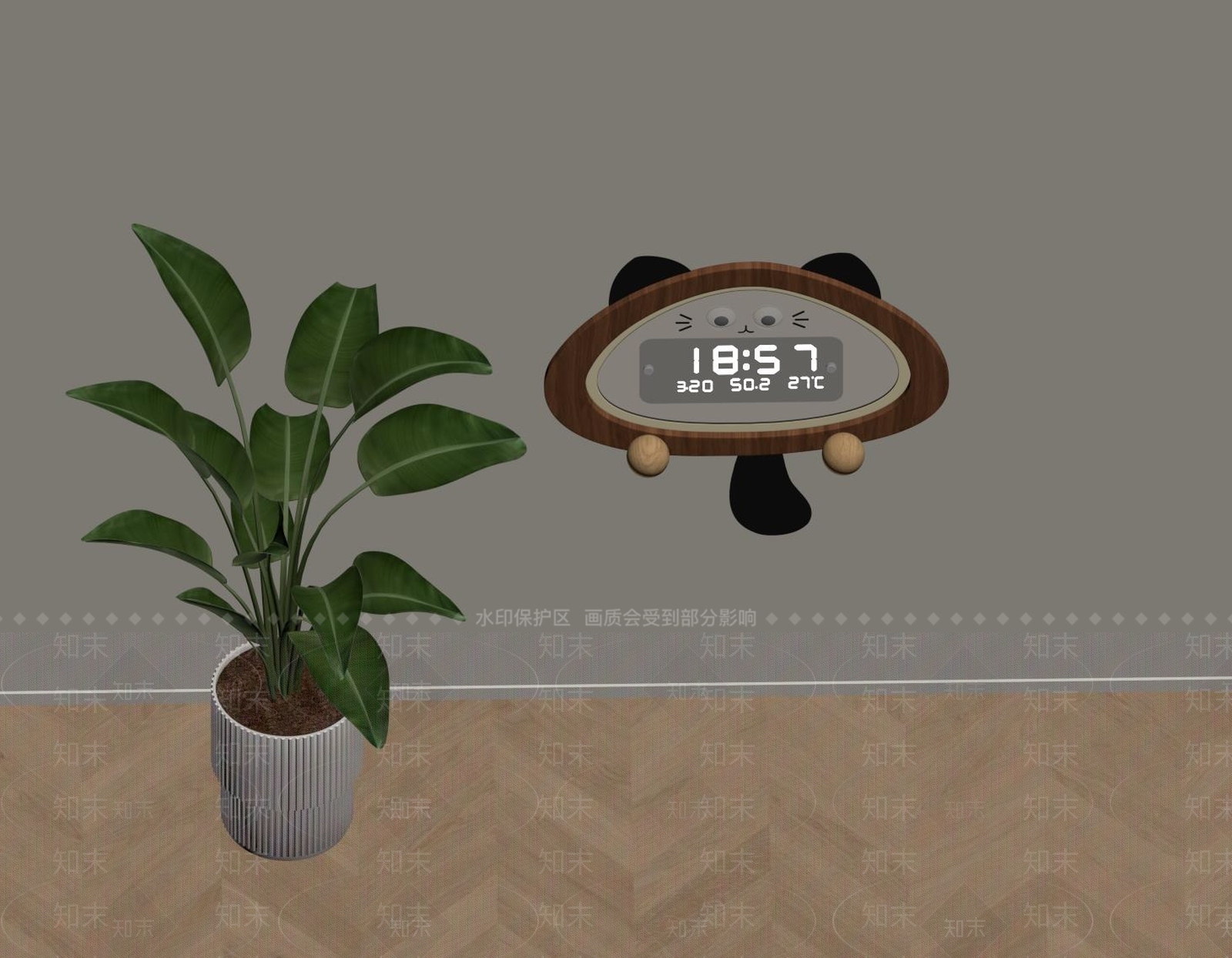 现代简约挂件SU模型下载【ID:1191523260】