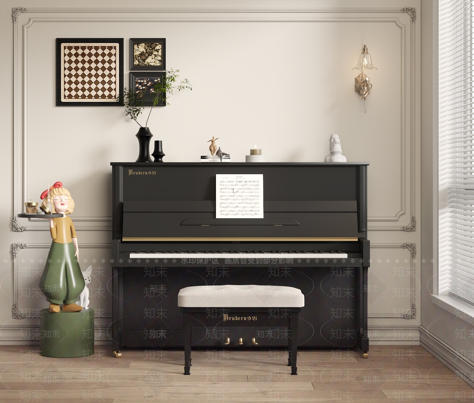 乐器3D模型下载【ID:1191529755】