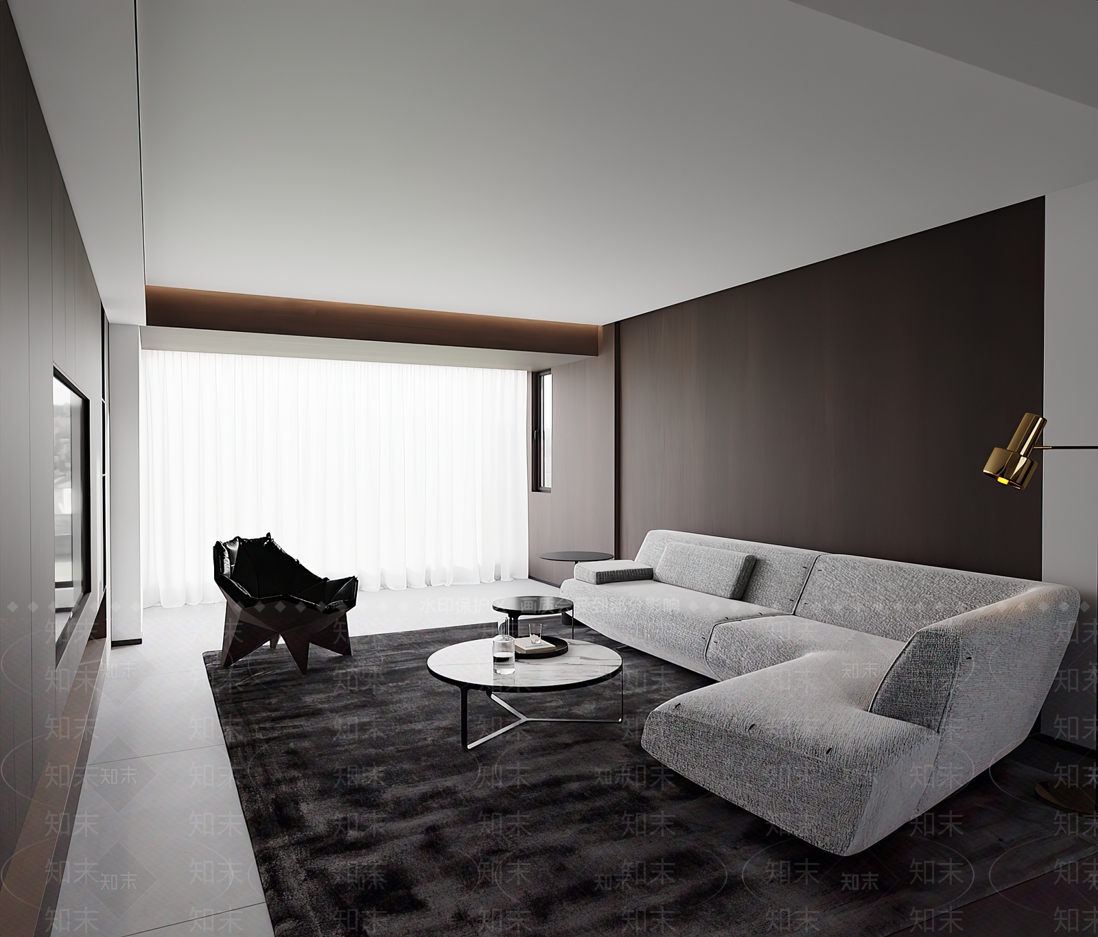 极简多人沙发3D模型下载【ID:1191531579】