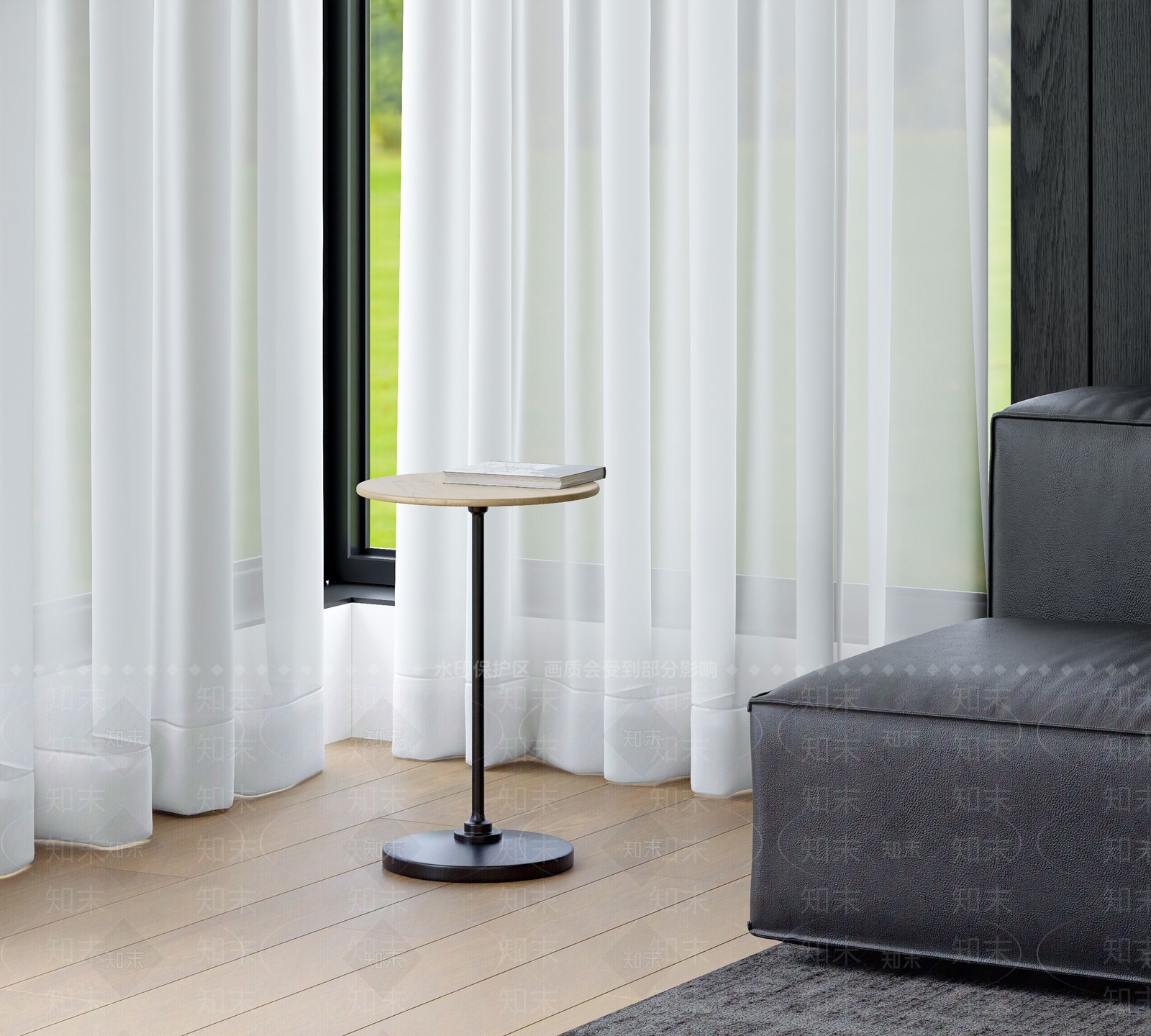 现代极简边几SU模型下载【ID:1191533652】