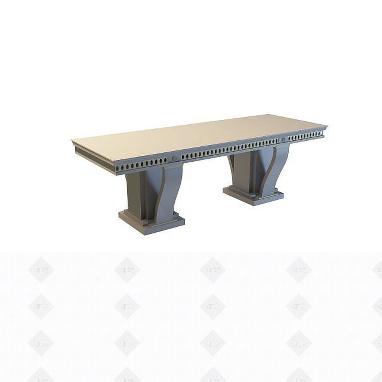 现代书桌3D模型下载【ID:1199505529】
