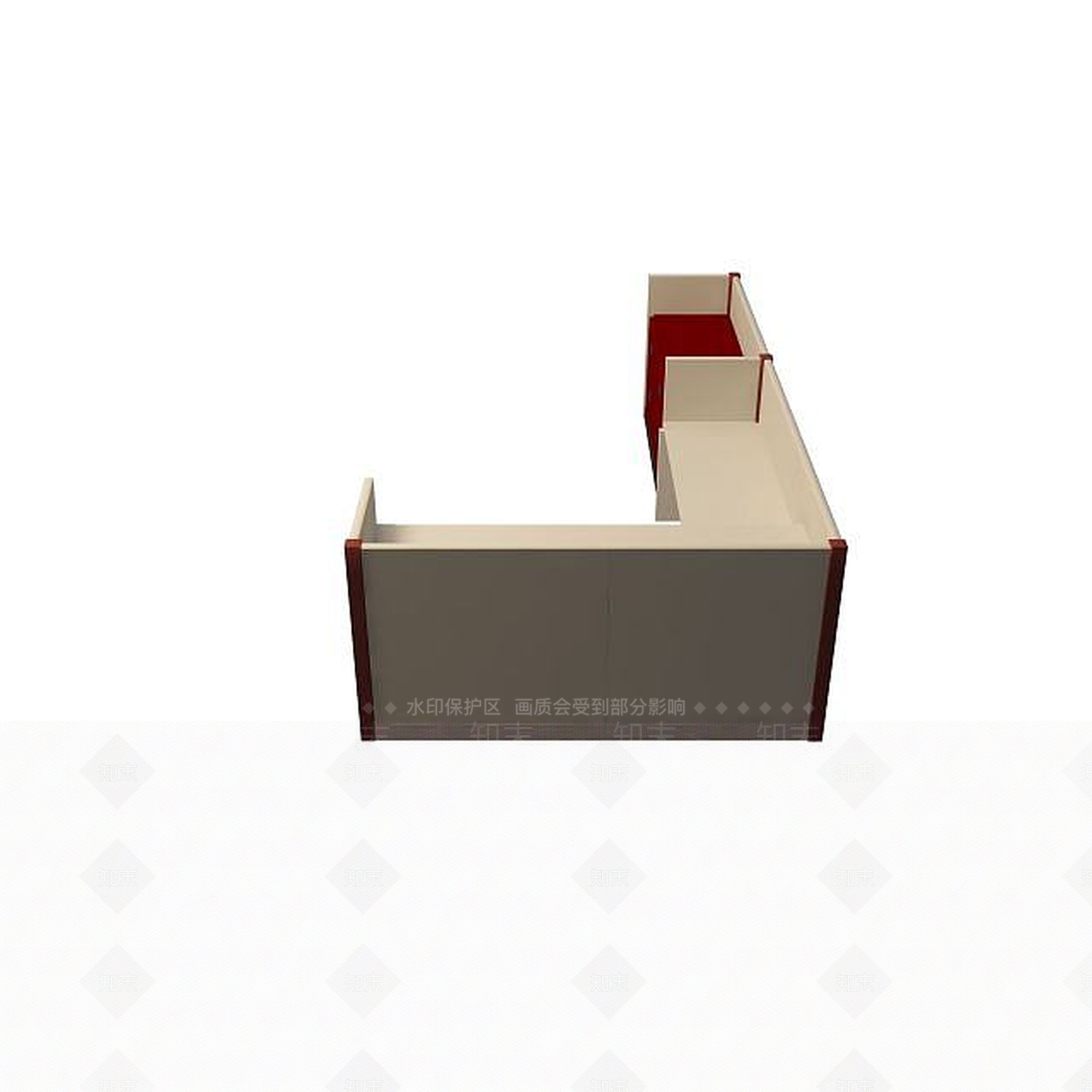 现代书桌3D模型下载【ID:1199363664】