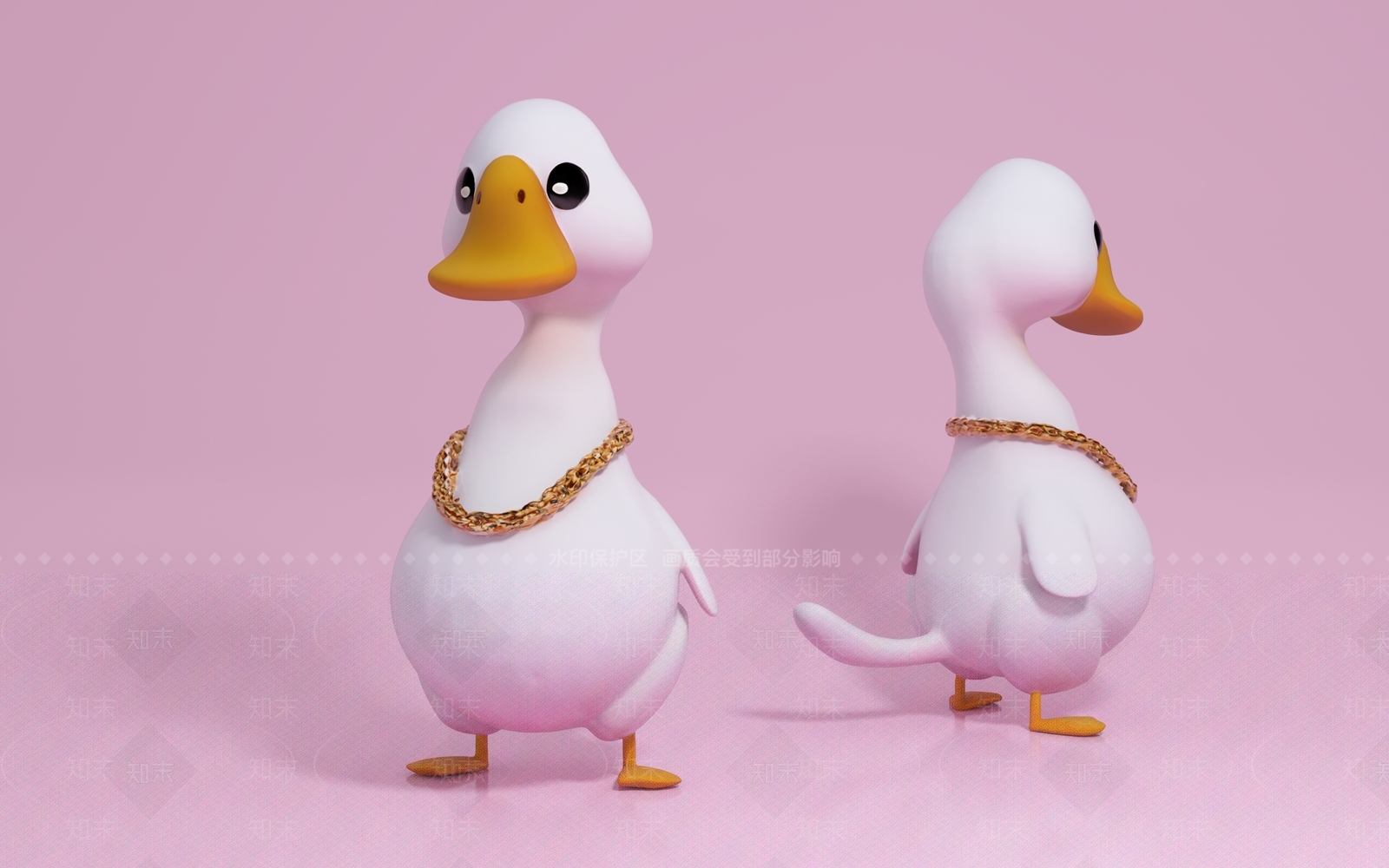 家禽类动物3D模型下载【ID:1191540715】
