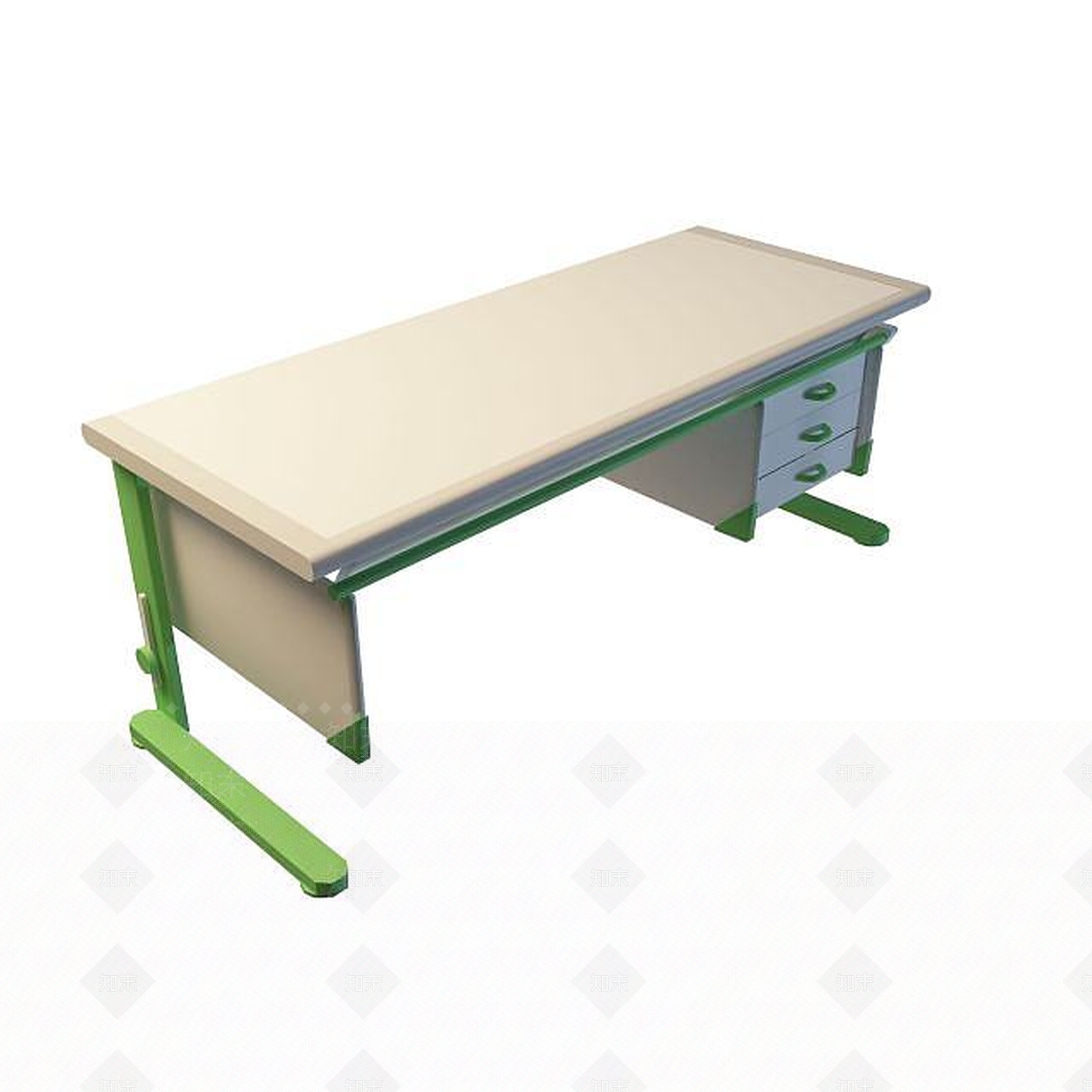 现代书桌3D模型下载【ID:1199363417】